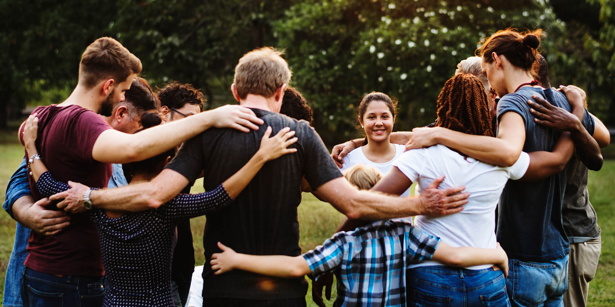 People in a circle